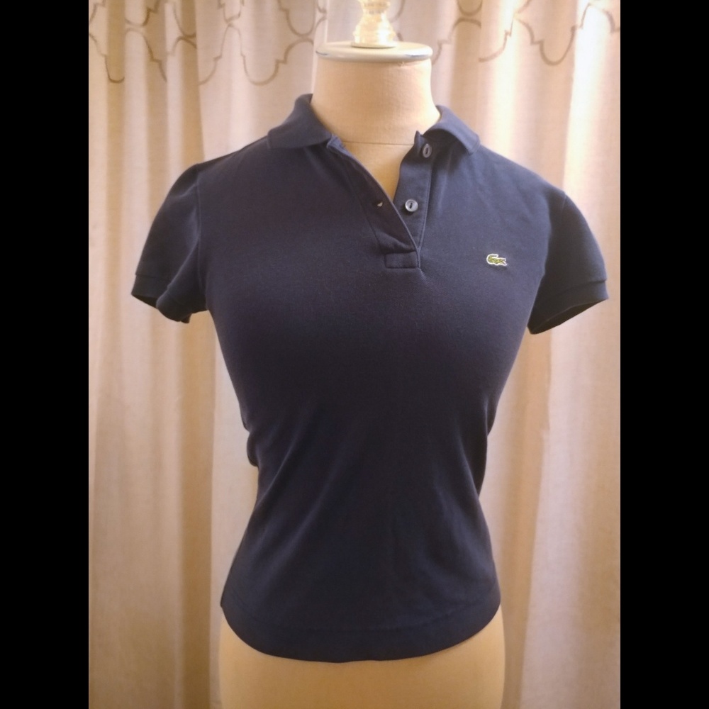 Navy lacoste polo